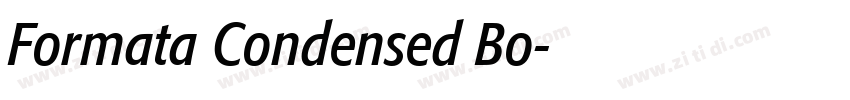 Formata Condensed Bo字体转换
